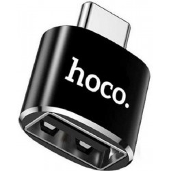 Адаптер Hoco UA5 Type-C to USB Black