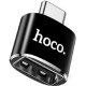 Адаптер Hoco UA5 Type-C to USB OTG Black - Фото 1