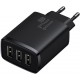 Сетевое зарядное устройство Baseus Compact 3USB 17W Black (CCXJ020101) - Фото 1