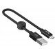 Кабель Hoco X35 Premium USB to Micro 0.25m Black - Фото 3
