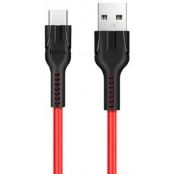 Кабель Hoco U31 Benay USB to Type-C 2.4A 1m Red