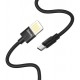 Кабель Hoco U55 Outstanding USB to Type-C 2-Sided 2.4A 1.2m Black - Фото 1