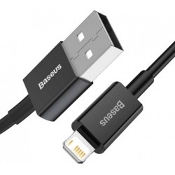 Кабель Baseus Superior USB to Lightning 2.4A 2m Black (CALYS-C01)