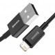Кабель Baseus Superior USB to Lightning 2.4A 2m Black (CALYS-C01) - Фото 1