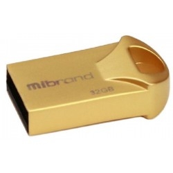Флеш пам'ять Mibrand Hawk 32GB USB 2.0 Gold (MI2.0/HA32M1G)