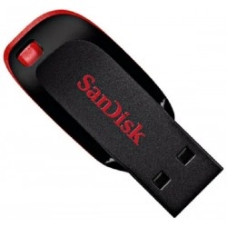 Флеш память SanDisk Cruzer Blade 32GB USB 2.0 Black/Red (SDCZ50-032G-B35)