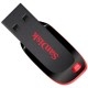 Флеш пам'ять SanDisk Cruzer Blade 32GB USB 2.0 Black/Red (SDCZ50-032G-B35) - Фото 2