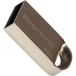 Флеш память Mibrand Lynx 32GB USB 2.0 Silver (MI2.0/LY32M2S)