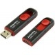 Флеш пам'ять A-DATA C008 32GB USB 2.0 Black/Red (AC008-32G-RKD)