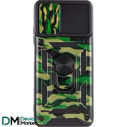 Чехол Camshield Serge Ring Camo для Xiaomi Redmi Note 10/10s/Poco M5s Army Green