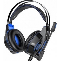 Навушники Hoco W102 Cool Tour Gaming Blue