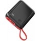 Power Bank Baseus Mini S Digital Display 3A 18W 10000mAh + cable Type-C Black (PPXF-A01) - Фото 4