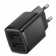 Мережевий зарядний пристрій Baseus Compact 2U 10.5W EU Black (CCXJ010201) - Фото 2