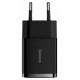 Сетевое зарядное устройство Baseus Compact 2U 10.5W EU Black (CCXJ010201) - Фото 3