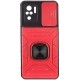 Чехол Camshield Flash Ring для Xiaomi Redmi Note 10/10s/Poco M5s Красный - Фото 2