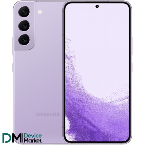 Смартфон Samsung Galaxy S22 5G S901 8/256GB Bora Purple (SM-S901BLVGSEK) UA