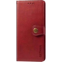 Чехол-книжка Getman Gallant для Xiaomi Redmi 10 5G/Note 11E/11R/Poco M4 5G/M5 Красный