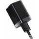 Мережевий зарядний пристрій Baseus Super Si Pro QC Type-C+USB 30W EU Black (CCSUPP-E01) - Фото 3