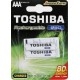 Аккумуляторы Toshiba TNH-03GAE (AAA 950mAh x 2 pcs) - Фото 1