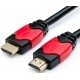 Кабель Atcom HDMI-HDMI 15м Red/Gold connector 2 ferrite core polybag (14950) - Фото 1