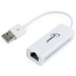 Мережевий адаптер Gembird USB - Fast Ethernet White (NIC-U2-02)