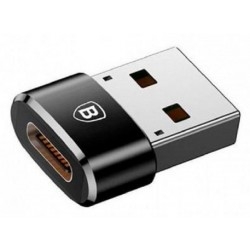 Адаптер Baseus USB Male to Type-C Black (CAAOTG-01)