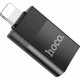 Адаптер Hoco UA17 Lightning to USB Black - Фото 3