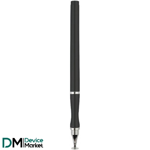 Стилус ручка Universal Drawing 2 в 1 для планшетів і смартфонів Black