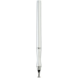 Стилус ручка Universal Drawing 2 в 1 для планшетов и смартфонов Silver