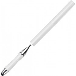 Стилус ручка Universal Drawing 2 в 1 для планшетов и смартфонов White