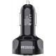 Автомобільний зарядний пристрій Fonken 3USB Quick Charge 3.0 2.1A Black - Фото 2