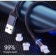 Кабель Heemax USB to Type-C magnetic 1m Black - Фото 5