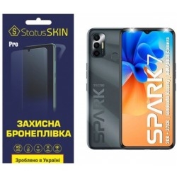 Полиуретановая пленка StatusSKIN Pro для Tecno Spark 7/7 Go Глянцевая