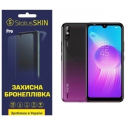 Полиуретановая пленка StatusSKIN Pro для Tecno Spark Go Глянцевая