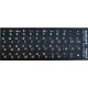 Наклейка для клавиатуры Keyboard Stickers Black/Orange - Фото 1