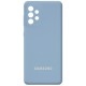 Silicone Cover Full Camera для Samsung A23 A235 Lilac Blue