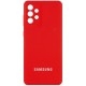 Silicone Cover Full Camera для Samsung A23 A235 Red - Фото 1