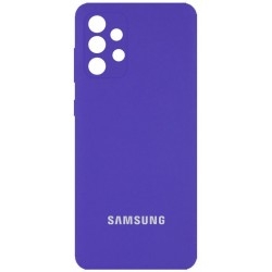 Silicone Cover Full Camera для Samsung A23 A235 Purple