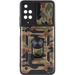 Чехол Camshield Serge Ring Camo для Xiaomi Redmi 10/Note 11 4G Army Brown