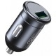 Автомобільний зарядний пристрій XO CC46 Single USB QC3.0 18W 3A Gray - Фото 1