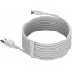 Кабель Baseus Simple Wisdom USB to Type-C 5A 40W 1.5m White (2pcs/set) (TZCATZJ-02) - Фото 3