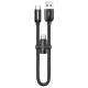 Кабель Baseus U-shaped portable USB to Type-C 0.23m Black (CAMUTC-01) - Фото 1
