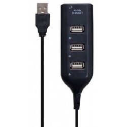 USB HUB H003 4 in 1 Black
