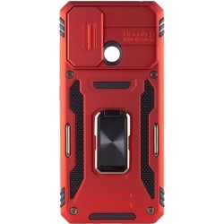 Чехол Camshield Army Ring для Xiaomi Redmi 10C/Poco C40 Red