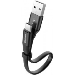 Кабель Baseus Nimble Portable USB to Type-C 0.23m Black (CATMBJ-01)