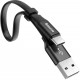 Кабель Baseus Nimble Portable USB to Type-C 0.23m Black (CATMBJ-01) - Фото 2