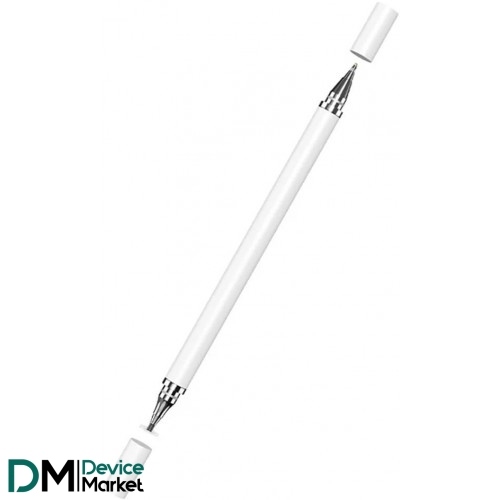 Стилус ручка Pinzheng для рисования на планшетах и смартфонах White