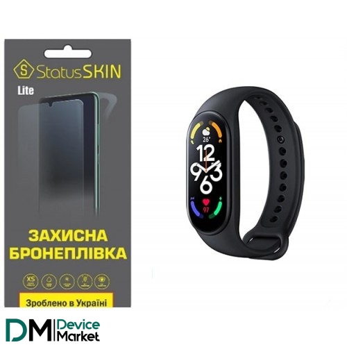 Поліуретанова плівка StatusSKIN Lite на екран Xiaomi Mi Band 7 Глянцева
