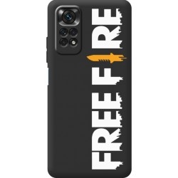 Чохол BoxFace для Xiaomi Redmi Note 11/Note 11s Free Fire White Logo
