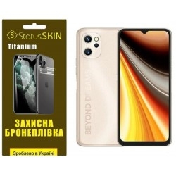 Поліуретанова плівка StatusSKIN Titanium на екран Umidigi Power 7 Max Глянцева